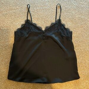 Abercrombie & Fitch Satin Lace Cami - S